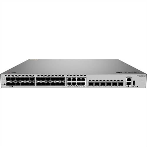 Коммутатор HUAWEI eKit S530-24ST4XE (L3, 24*GE SFP ports, 8 of which are dual-purpose 10/100/1000 or SFP, 4*10GE SFP+ ports, 2*10GE stack ports, with