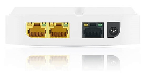 Точка доступа Zyxel NebulaFlex Pro WAC500H, Wave 2, 802.11a/b/g/n/ac (2,4 и 5 ГГц), MU-MIMO, настенная, антенны 2x2, до 300+866 Мбит/с, 3xLAN GE (1x P