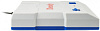 Игровая консоль Dendy Junior серый/синий в комплекте: 300 игр