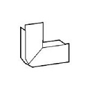 Legrand 30223 Угол плоский д/к-к 20х12.5
