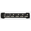 ATEN CS1784A Переключатель, электрон., KVM+Audio+USB 2.0, 1 user USB+DVI => 4 cpu USB+DVI, со шнурами USB 4х1.8м., 2560x1600 60Hz DVI-D Dual Link/2048