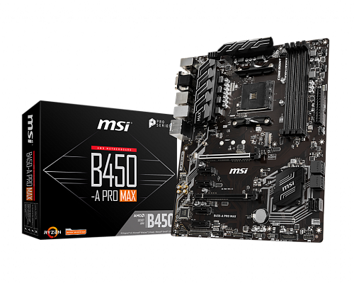 Материнская плата B450-A PRO MAX