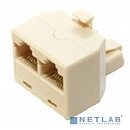 5bites LY-US024 Адаптер проходной RJ-45 8P8C M/2F
