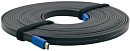 Kramer C-HM/HM/FLAT/ETH-50 Кабель HDMI-HDMI (Вилка - Вилка), 15,2 м