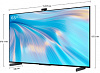 Телевизор LED Huawei 55" Vision S черный Ultra HD 120Hz USB WiFi Smart TV (RUS)