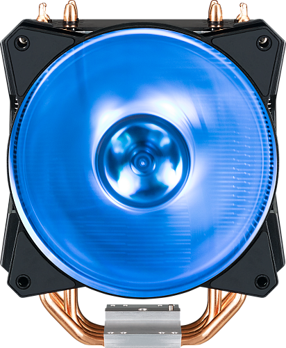Кулер для процессора/ Cooler Master MasterAir MA410P (150W, 4-pin, 158.5mm, tower, Al/Cu, RGB, fans: 1x120mm/66.7CFM/30dBA/2000rpm, 1200/115X/2066