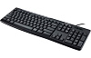 Клавиатура Logitech K200 черный/серый USB Multimedia