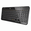 920-003095 Logitech Клавиатура K360 Black Wireless оригинальная заводская гравировка RU/LAT