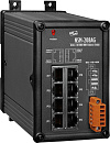 Коммутатор 8 x 10/100/1000BaseTX, питание 12 ~ 48 В пост., металлический корпус