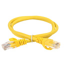 Коммутационный шнур кат. 6 UTP PVC 1м желтый