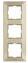 Рамка Panasonic Arkedia Slim WNTF08132BR-RU 3x вертикальный монтаж пластик бронзовый (упак.:1шт)