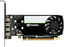 Видеокарта Nvidia Quadro T1000 4GB GDDR6, 4x Mini DisplayPort 1.4, 50W, FH bracket (следы установки.)