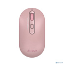 Мышь A4Tech Fstyler FG20 розовый оптическая (2000dpi) беспроводная USB для ноутбука (4but)