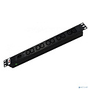 REM Блок розеток Rem-10 без шнура с инд., 10 IEC 60320 C13, вход IEC 60320 C14, 10A, алюм., 19" (R-10-10C13-I-440-Z)