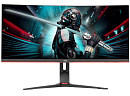 ЖК монитор AOC 34" Gaming/21 : 9 Cенсорный экран нет Panel VA 3440x1440 21:9 100 1 мс Колонки Цвет черный CU34G2/BK