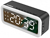 Будильник Hyundai H-RCL430 черный LED подсв:белая часы:цифровые FM