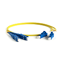 Кабель Hyperline FC-D2-9-LC/UR-SC/UR-H-1M-LSZH-YL Патч-корд волоконно-оптический (шнур) SM 9/125 (OS2), LC/UPC-SC/UPC, 2.0 мм, duplex, LSZH, 1 м