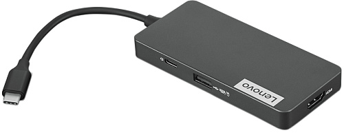 Док-станция/ Lenovo USB-C 7-in-1 Hub - 2xUSB 3.0, 1xUSB 2.0, 1xHDMI 1.4, 1xTF Card Reader, 1xSD Card Reader, 1xUSB-C Charging Port, by pass to charge
