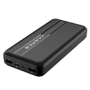 Harper Аккумулятор внешний портативный PB-20006 black (20 000mAh; Li-Pol; Вход Micro USB/Type-C, 3А; Выход: 2 USB: 5/4.5/2/1.5 А, (4.5/5/9/12 В); Вых