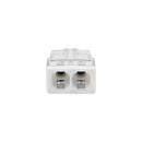 Rexant 07-3211-20 Экспресс-клемма СМК 2273-202, 2-проводная 0.5-2.5 мм?, прозрачная, блистер (20 шт./уп.)