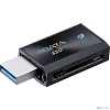 Твердотельный накопитель/ ADATA External SSD SC730, 1000GB, Type-C, Type-A, USB 3.2 Gen2, R/W 600/600 MB/s, 36.8x23.8x9.7mm, Black (5 лет)