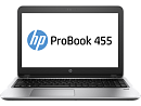 Ноутбук без сумки HP ProBook 455 G4 A9-9410 2.4GHz,15.6"FHD (1920x1080) AG,4Gb DDR4(1),500Gb 7200,DVDRW,48Wh LL,FPR,2.1kg,1y,Silver,Win10Pro (Y8B09EA