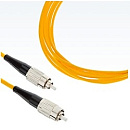Hyperline FC-S2-9-FC/UR-FC/UR-H-1M-LSZH-YL Патч-корд волоконно-оптический (шнур) SM 9/125 (OS2), FC/UPC-FC/UPC, simplex, LSZH, 1 м