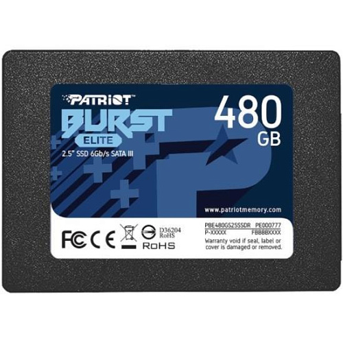 SSD жесткий диск SATA2.5" 480GB BURST E PBE480GS25SSDR PATRIOT