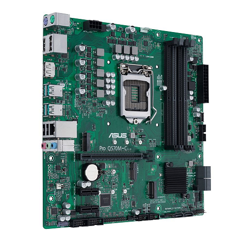 Материнская плата ASUS PRO Q570M-C/CSM LGA1200 mATX 4xDDR4 PCIEx16 2xPCIEx1 2xM.2 DP HDMI GLAN (165248)