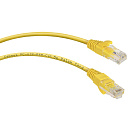 Cabeus PC-UTP-RJ45-Cat.5e-5m-YL-LSZH Патч-корд U/UTP, категория 5е, 2xRJ45/8p8c, неэкранированный, желтый, LSZH, 5м