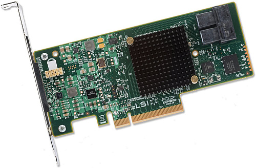 Контроллер LSI MegaRAID SAS9341-8i SGL (8-Port Int, 12GB/s SATA+SAS, PCIe 3.0, Entry)