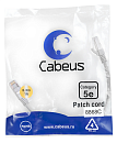 Cabeus PC-FTP-RJ45-Cat.5e-0.3m-LSZH Патч-корд F/UTP, категория 5е, 2xRJ45/8p8c, экранированный, серый, LSZH, 0.3м