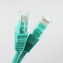 Патч-корд литой "Telecom" UTP кат.5е 1,0м зеленый <NA102-G-1M>