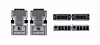 Комплект (передатчик+приёмник) Kramer Electronics [610R/T] Волоконно-оптические передатчик и приемник Kramer для сигнала DVI с отсоединяемым кабелем (