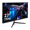 Монитор безрамочный с аудио выходом 27" ExeGate ProSmart EZ2707TA (IPS LED Grade A+, FHD, 1920x1080@75Гц, 16:9, 250cd/m2, 1000:1, 178°/178°, 5ms, D-Su