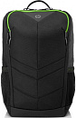 Рюкзак для ноутбука 15.6" HP Pavilion Gaming 400 черный/зеленый полиэстер женский дизайн (6EU57AA)