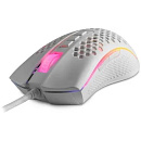 Redragon Проводная игровая мышь Storm RGB,12400dpi, легкая, белый [77933]