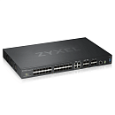 Коммутатор L3 Core коммутатор Zyxel XGS4600-32F, rack 19", 24xSFP, 4xCombo (SFP/RJ-45), 4xSFP+, стекируемый (до 4), 2 блока питания в комплекте