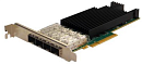 Silicom PE325G4I71L-ZL Quad Port Fiber (LR) 25 Gigabit Ethernet PCI Express Server Adapter X8 Gen3, Based on Intel XXV710-AM2, Low-profile, on board s