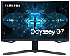 Samsung 27" C27G75TQSI VA QLED изогнутый GAMING-монитор Odyssey G7 2560x1440 1ms 2500:1 600cd 178/178 HDMI 2*DP USB-hub 240Hz G-Sync HDR600 HAS Pivot