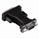 Адаптер Hama H-34623 00034623 VGA (f) DVI (m) 0.05м черный блистер