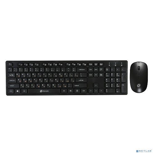 Клавиатура + мышь Oklick 240M Black USB [1091253]