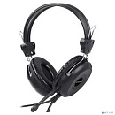 A4Tech HS-30, Black {Гарнитура, накладные, 20-20000Гц,32 Ом, 102дБ, микр фиксирован, кабель 2м, 2 x mini jack 3.5 mm}