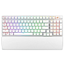 Клавиатра ASUS ROG STRIX SCOPE II 96 WIRELESS, 2.4 GHz RF, Bluetooth, 96%, PBT, White
