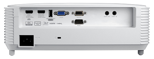 Проектор Optoma [EH412x] (Full3D),DLP, Full HD(1920*1080),4500 ANSI Lm,22000:1; TR 1.12-1.47:1;HDMI v2.0 x1; HDMI v1.4a 3D support x1 AudioOut; USB-A