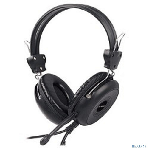 A4Tech HS-30, Black {Гарнитура, накладные, 20-20000Гц,32 Ом, 102дБ, микр фиксирован, кабель 2м, 2 x mini jack 3.5 mm}