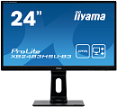 23,8" Iiyama ProLite XB2483HSU-B3 1920x1080@75Гц AMVA LED 16:9 4ms VGA HDMI DP 2*USB2.0 80M:1 3000:1 178/178 250cd HAS Pivot Tilt Swivel Speakers Blac