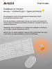 Мышь A4Tech Fstyler FG30S серый оптическая 2000dpi silent беспров. USB 6but (FG30S GREY)