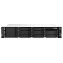 Сетевое хранилище без дисков/ SMB QNAP TS-873AeU-RP-4G NAS 8 HDD trays, 2x 2.5 GbE. 64-bit 4-core AMD V1500B 2,2 GHz, 4 GB. RAM (1*4 GB) up to 32GB (2