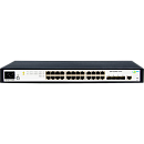 Коммутатор SNR Управляемый коммутатор уровня 2+, 24 порта 10/100/1000Base-T, 4 порта 1/10G SFP+